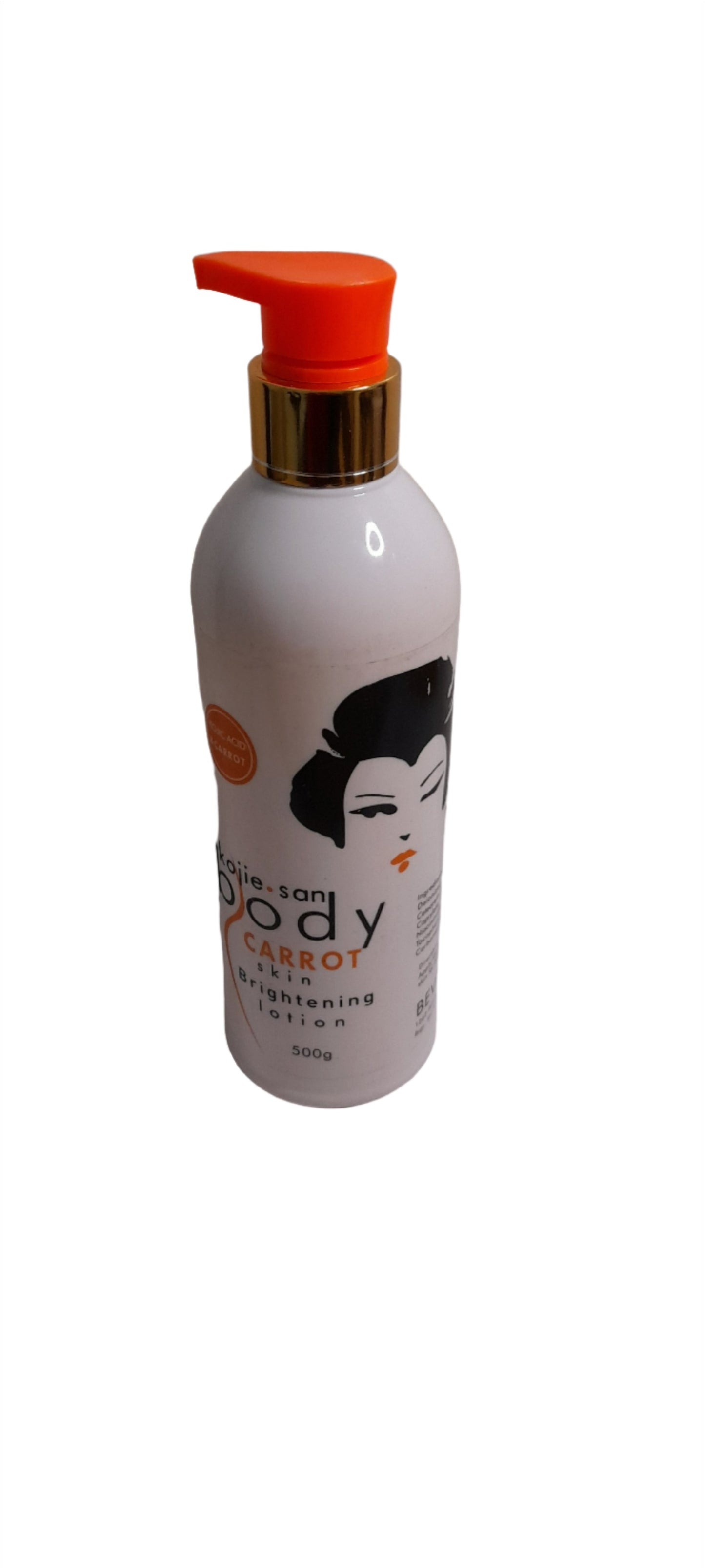 Kojic San Carrot Skin Brightening Body milk 500ml
