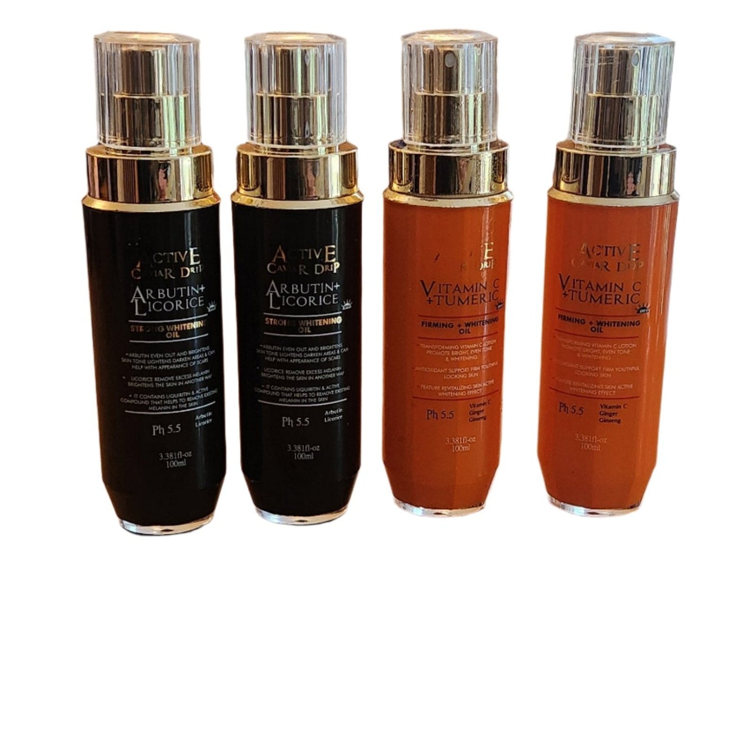 Active Caviar Drip Vitamin C + Turmeric Oil (Firming + Whitening Oil) 100ML