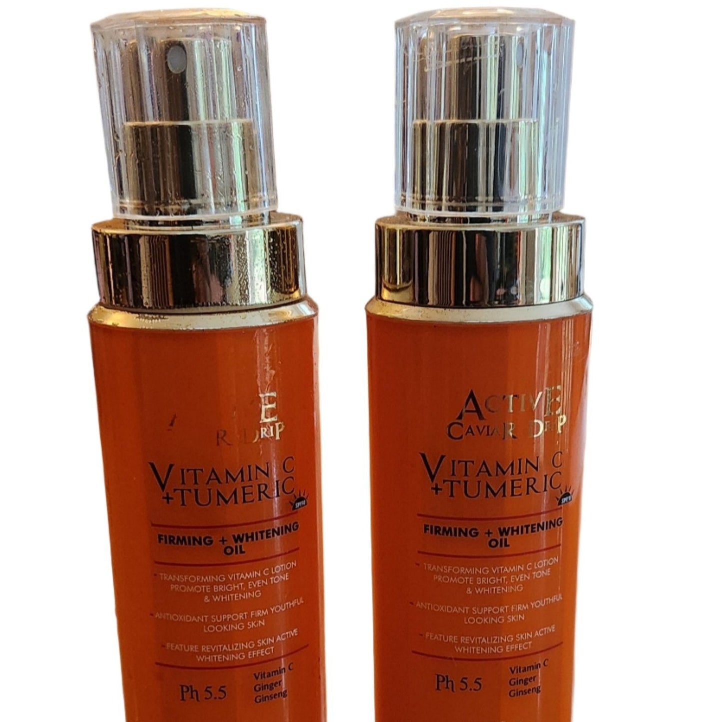Active Caviar Drip Vitamin C + Turmeric Oil (Firming + Whitening Oil) 100ML