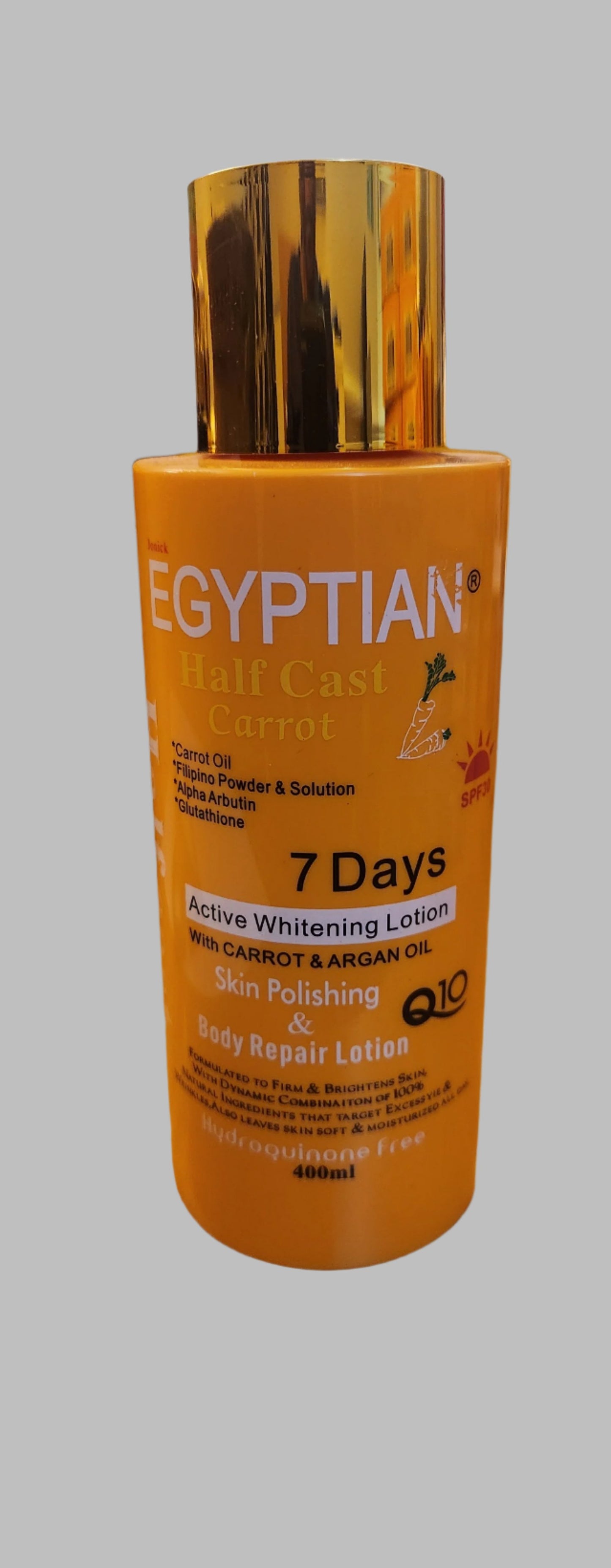 Egyptian Half Cast Carrot Active Whitening Lotion 400ML