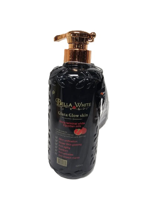 Bella White Gluta Glow Skin Body Milk 500ML