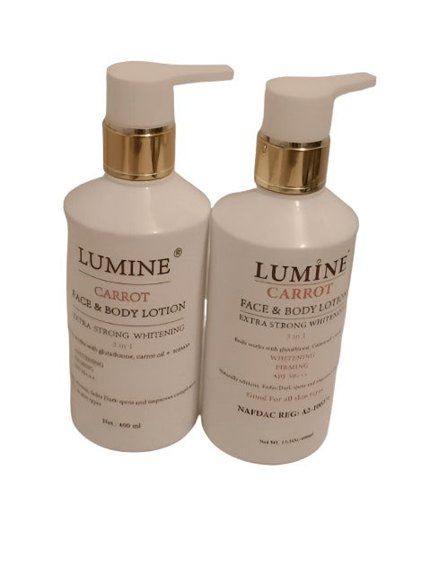 Lumine Carrot Face & Body Lotion 400ml