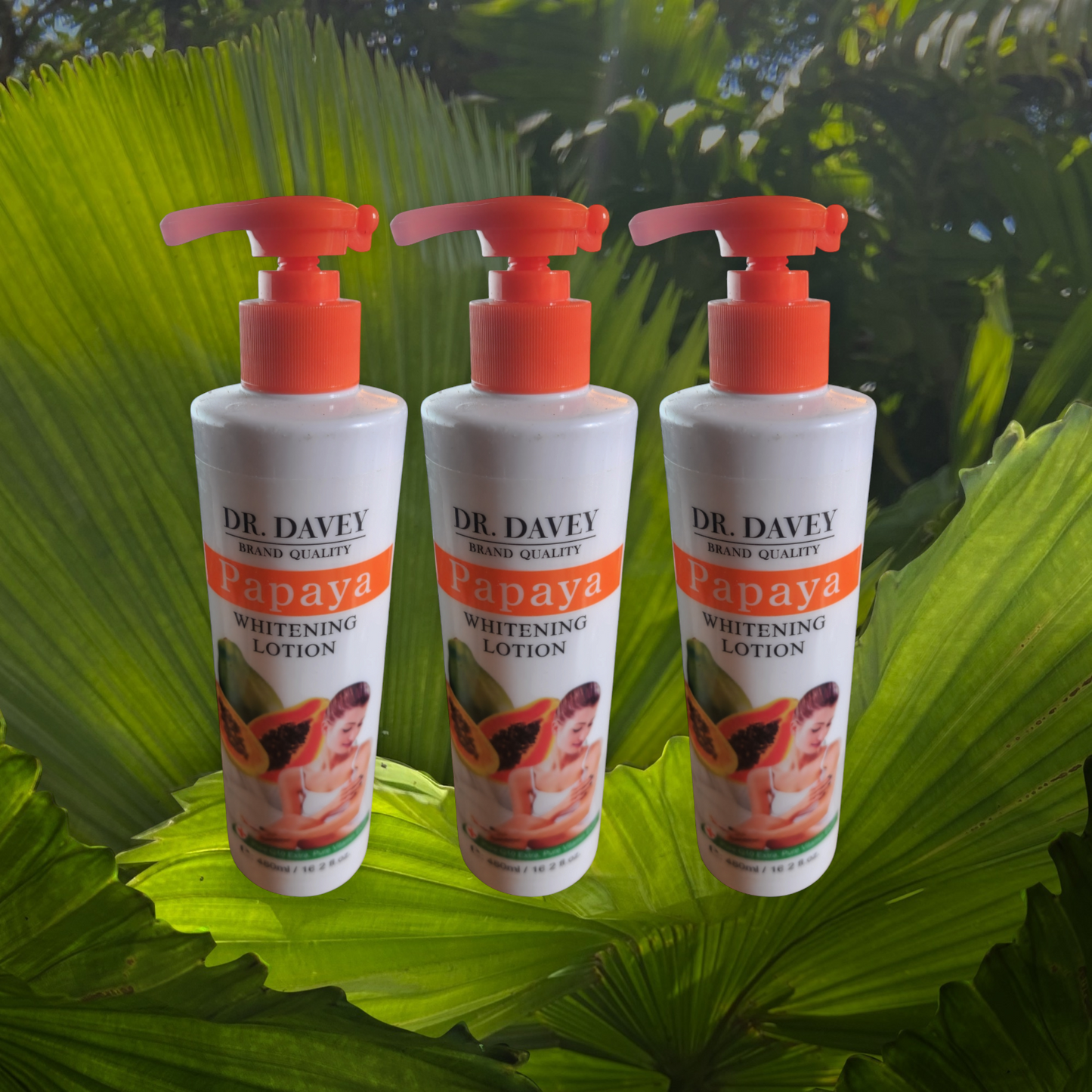 DR Davey Papaya Whitening Lotion 480ML
