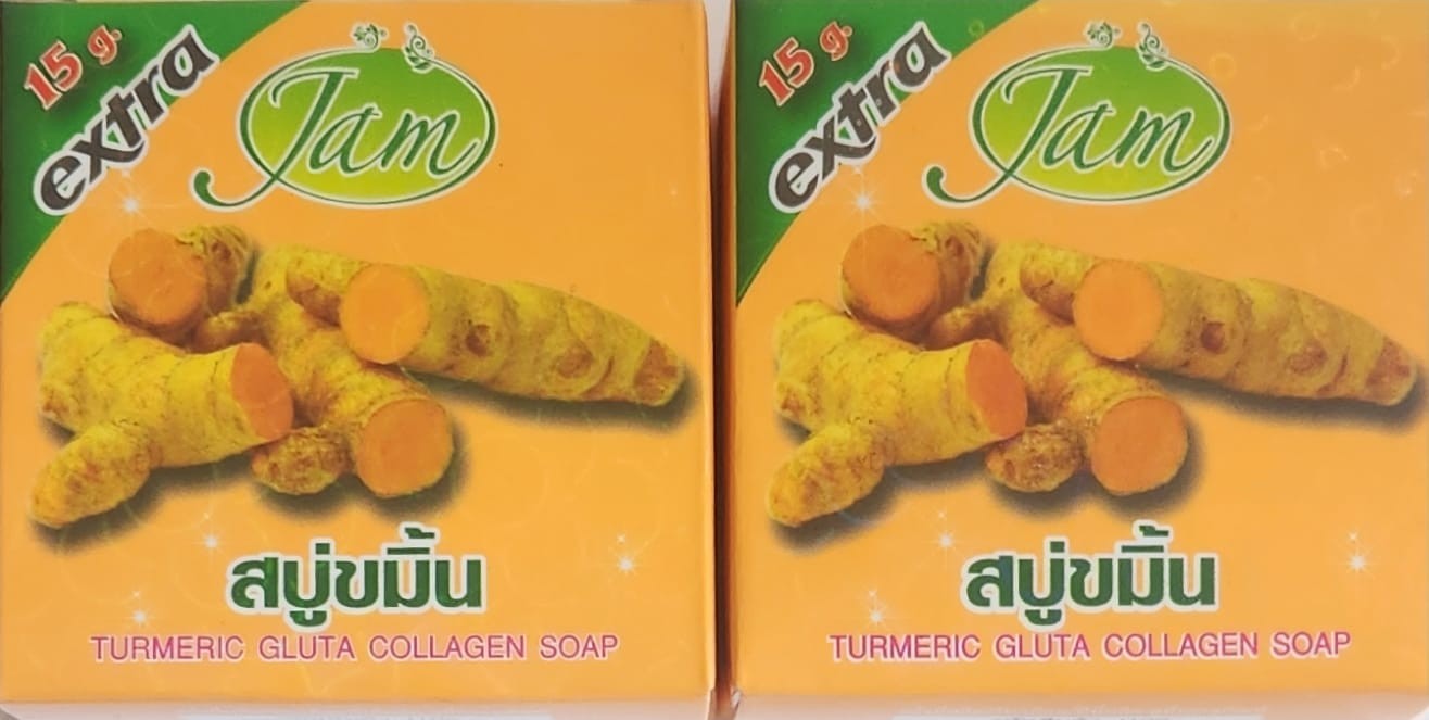 Jam Turmeric Gluta Collagen Soap X2