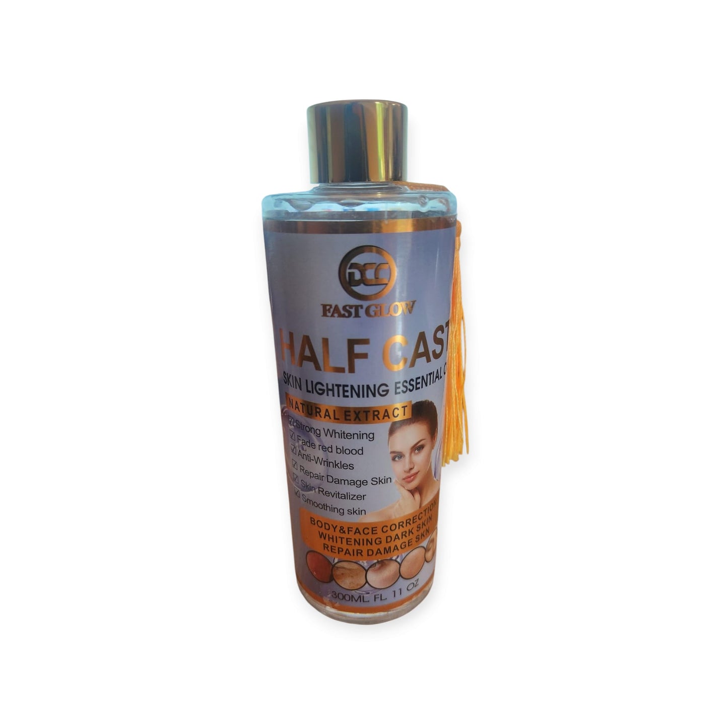 FAST GLOW HALF CAST LIGHTENING ESSENTIAL BODY OIL WITH NATURAL EXTRACT