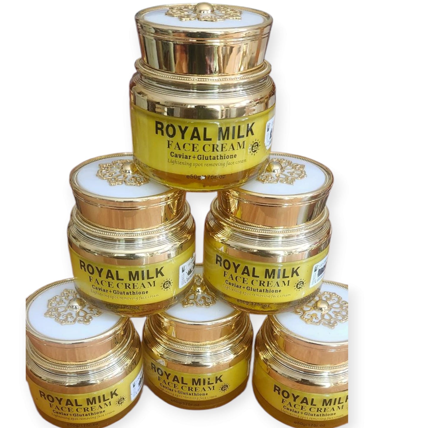 Royal Milk Face Cream Caviar + Glutathione SPF50