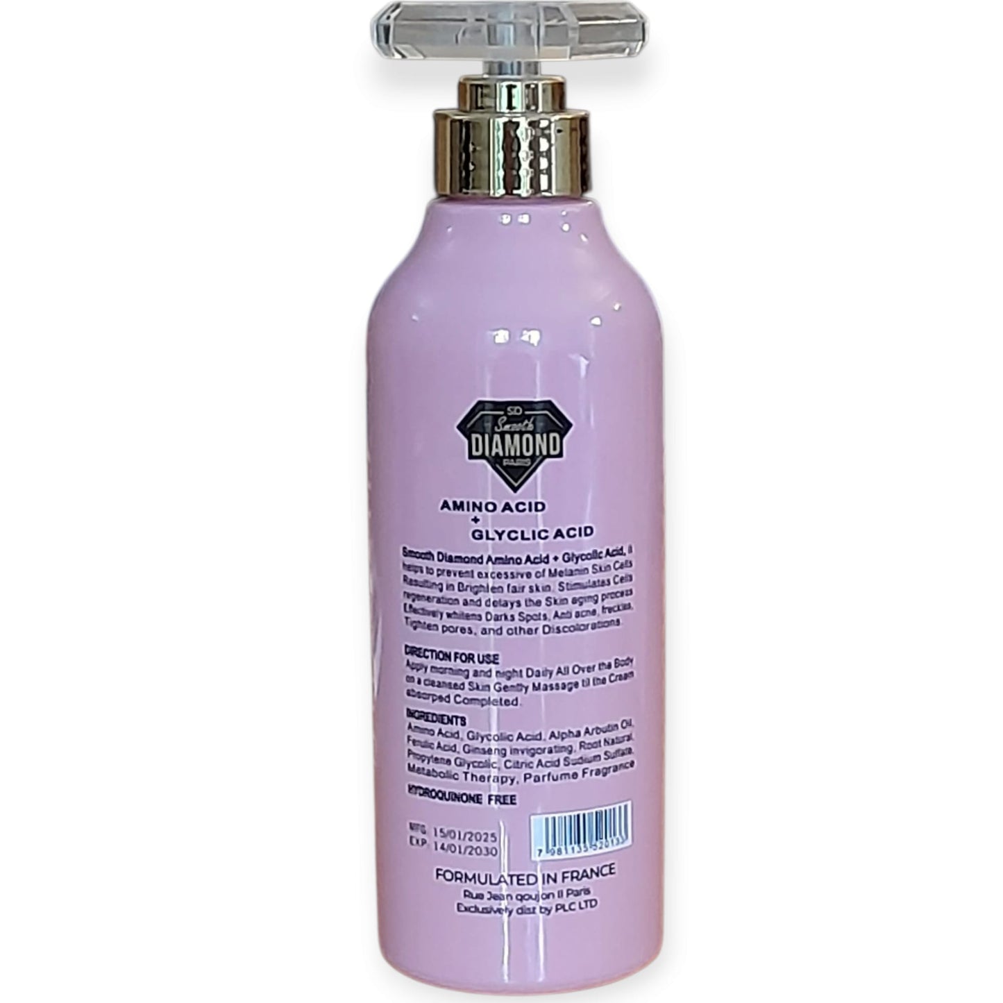 Smooth Diamond Paris Amino Acid + Glycolic Acid Body Lotion 500ML