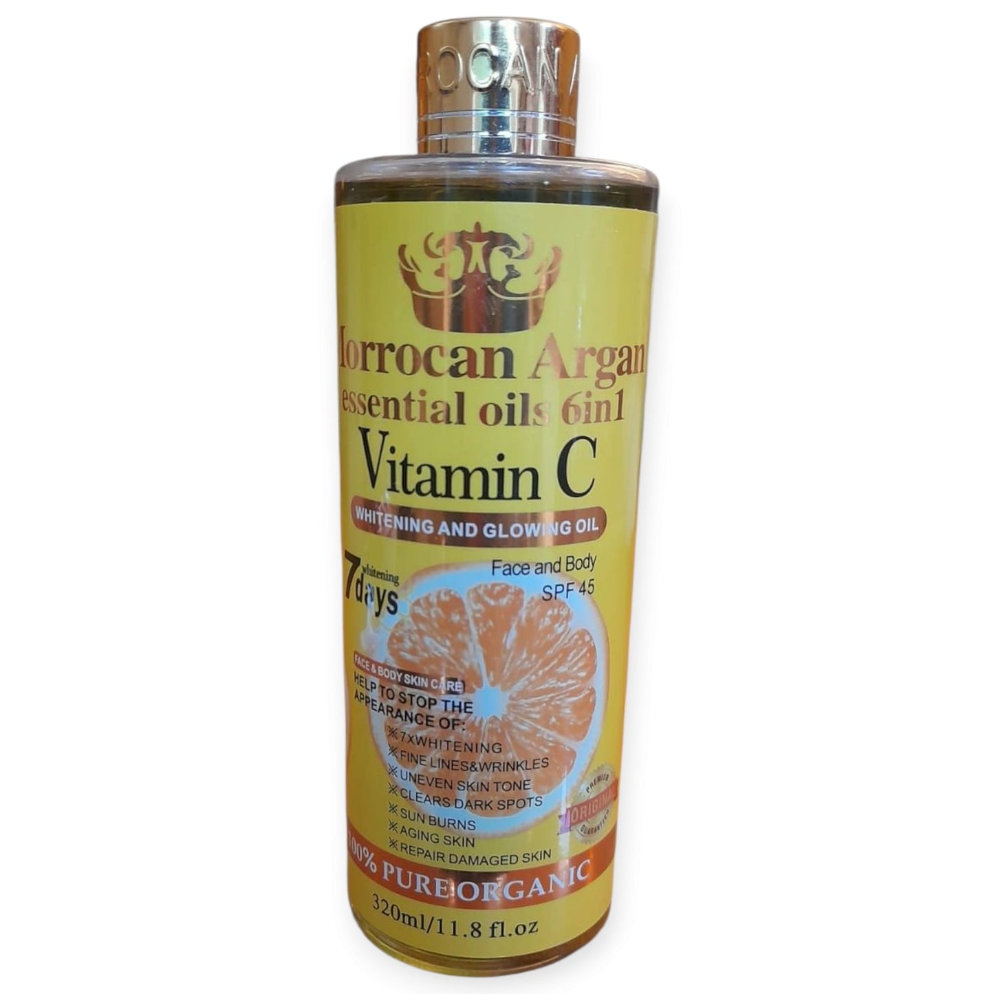 Morrocan Argan Essential Body Oils 6in1 Vitamin C 320ML