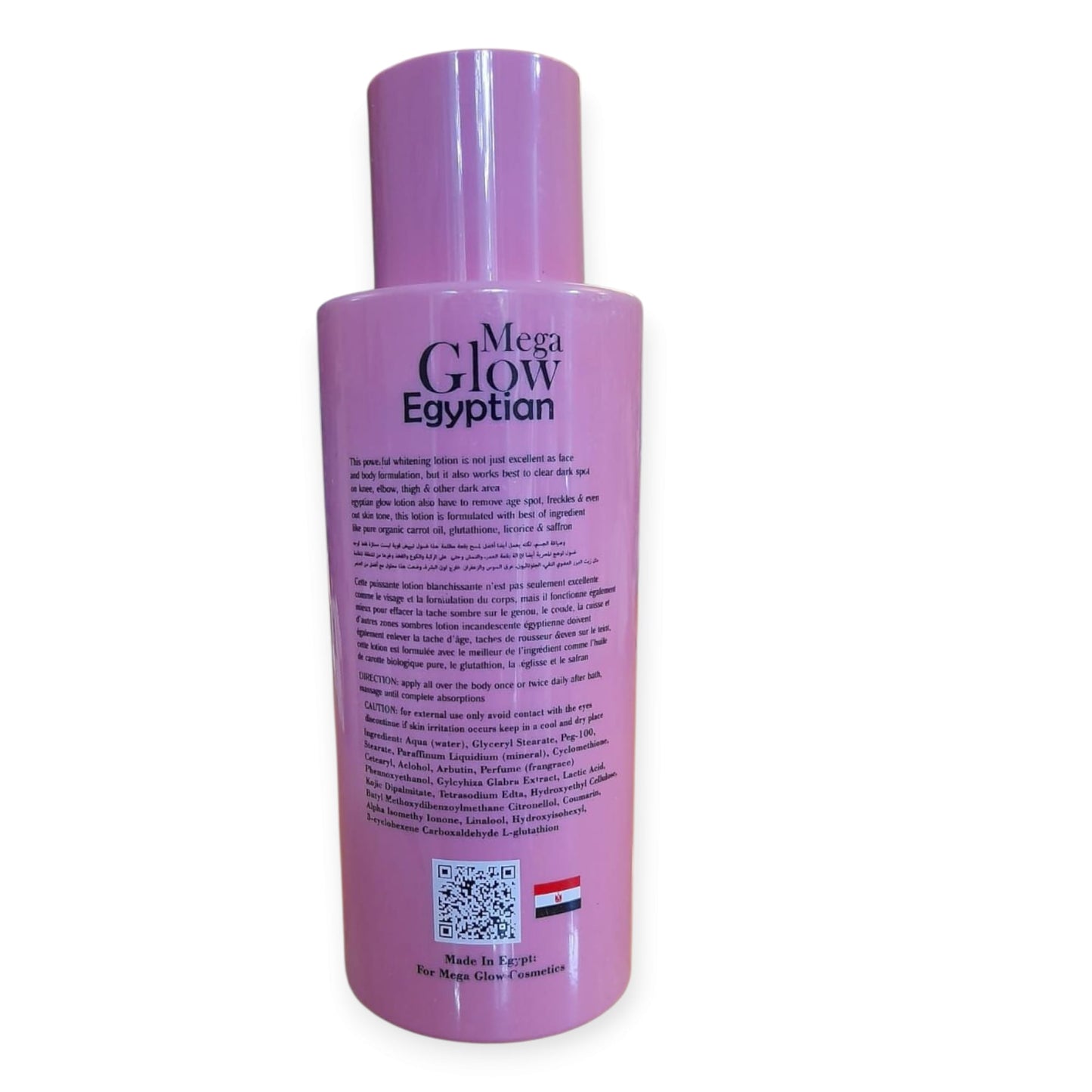 Mega Glow Egyptian Injection Face & Body Lotion SPF50 400ML