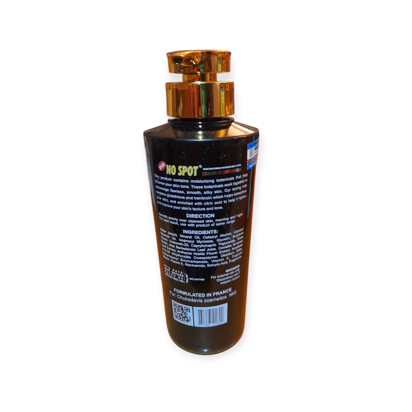 No Spot Injection Strong Whitening Skin Toning Milk, 500ml, Daily Moisturising Lotion with SPF 50