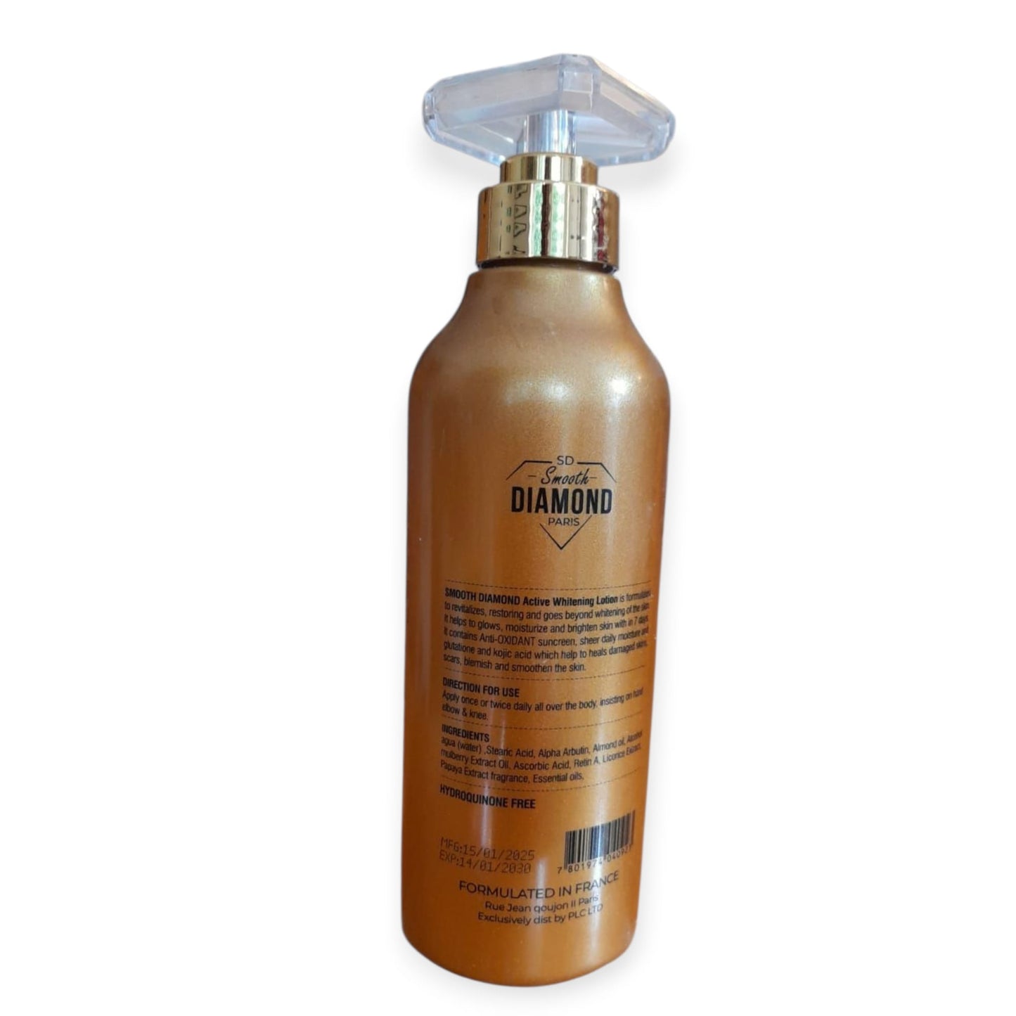 Smooth Diamond Paris Gold Body Lotion 500ML