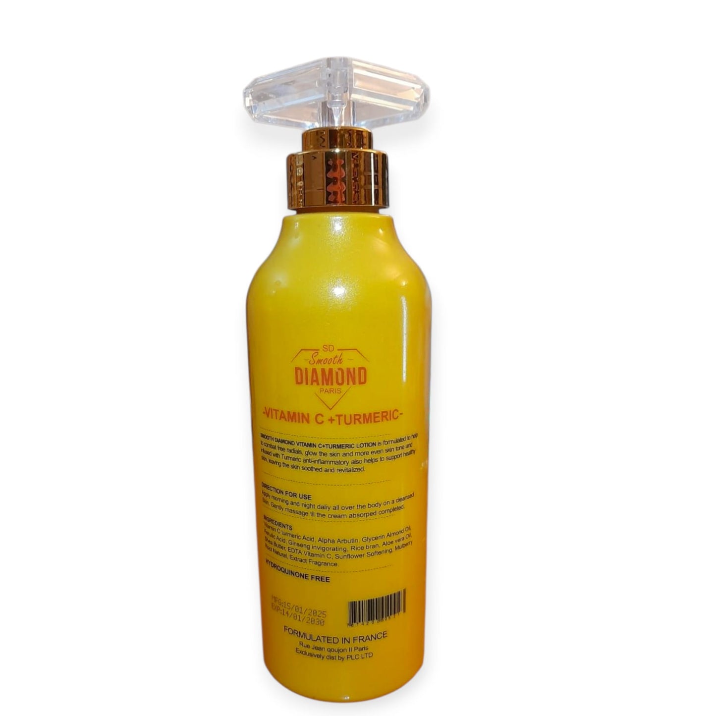 Smooth Diamond Paris Vitamin C + Turmeric Body Lotion 500ML