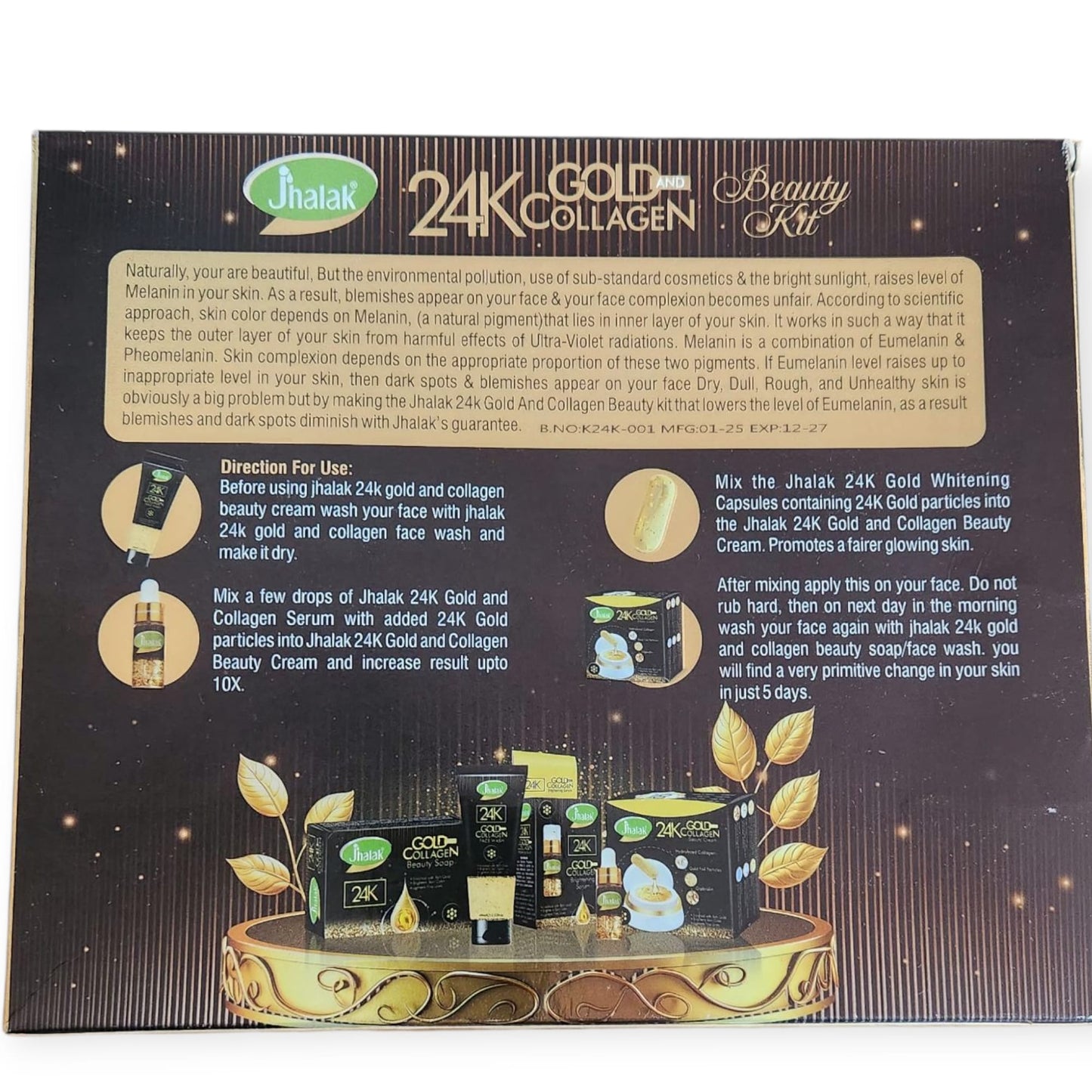 Jhalak 24K Gold And Collagen Beauty Kit