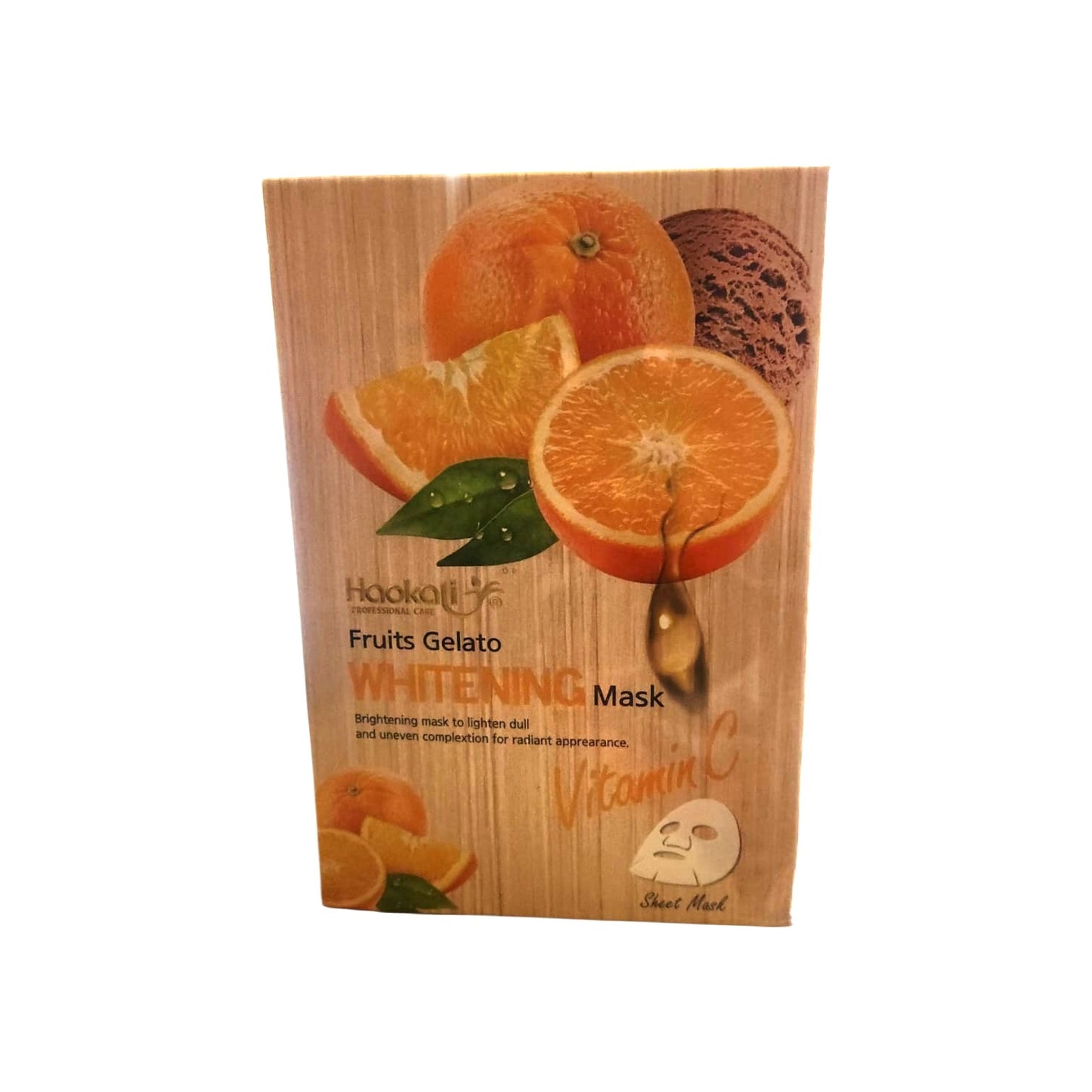 Haokali Fruits Gelato Whitening Face Mask (Vitamin C)