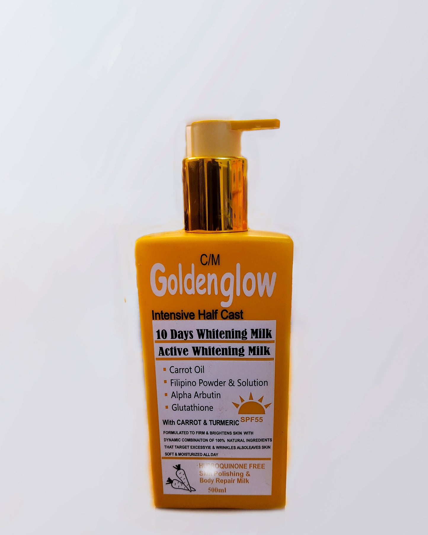 Golden Glow Intensive Half Cast Body Lotion 500ml spf55