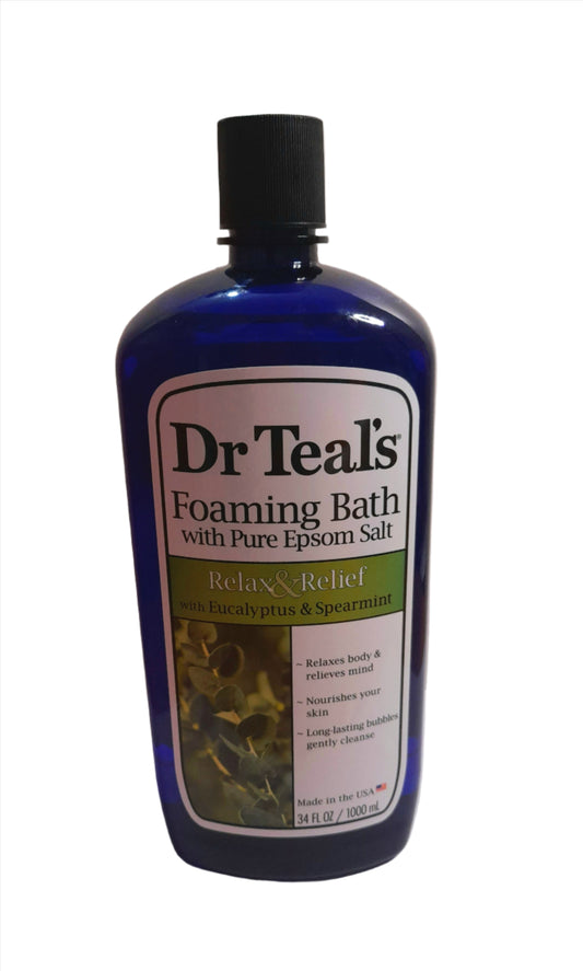 Dr Teals Eucalyptus & Spearmint Foaming Bath 1000ml