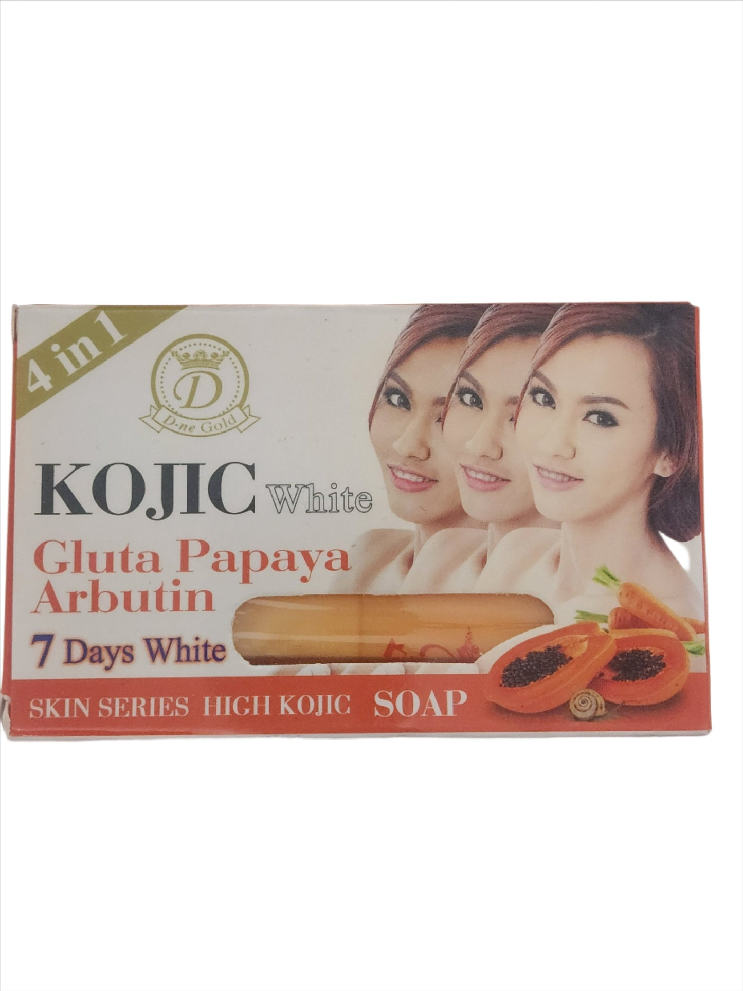 Kojic White Soap  Gluta Papaya Arbutin