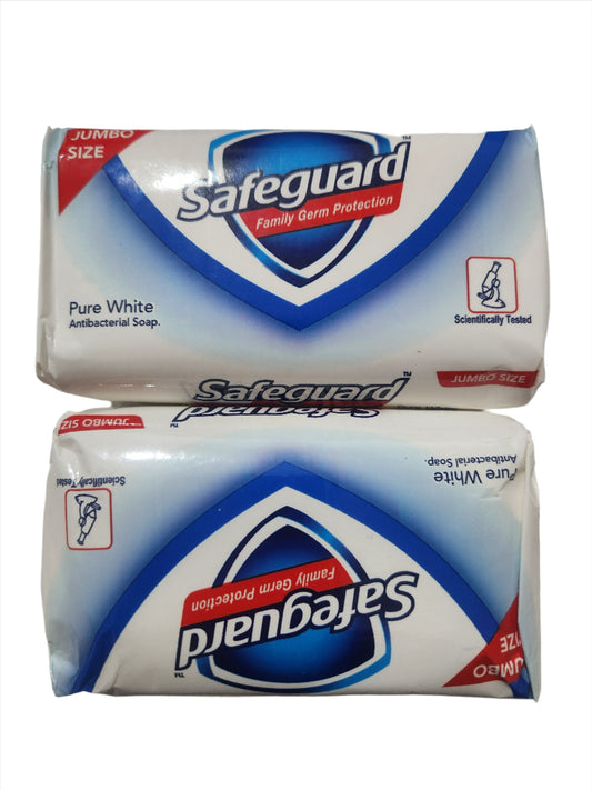 Safeguard Pure White Antibacterial Soap Jumbo Size