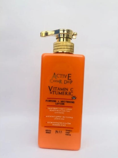 Active Caviar Drip Vitamin c & Turmeric Firming + Whitening Lotion 444ML