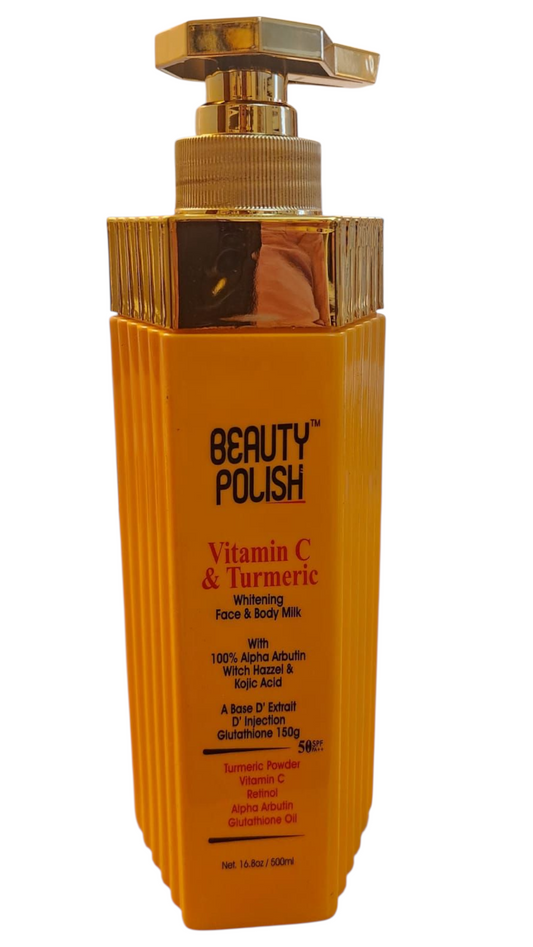 Beauty™ Polish Vitamin C & Turmeric Whitening Face & Body Milk.