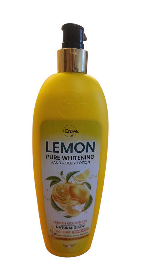 Crave Lemon Pure Whitening Hand + Body Lotion.