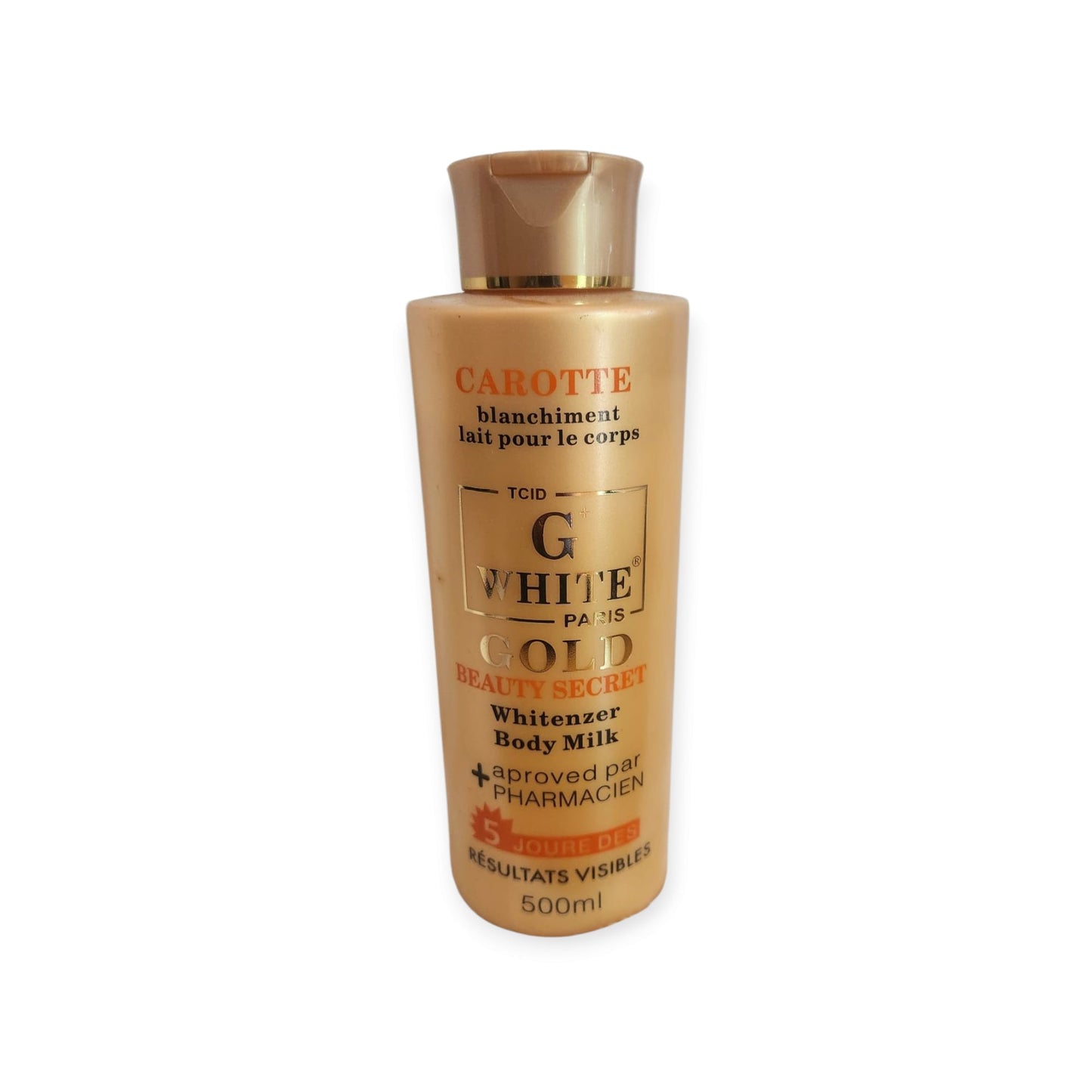 G White Paris Gold Beauty Secret Whitening Body Milk, 500 ml