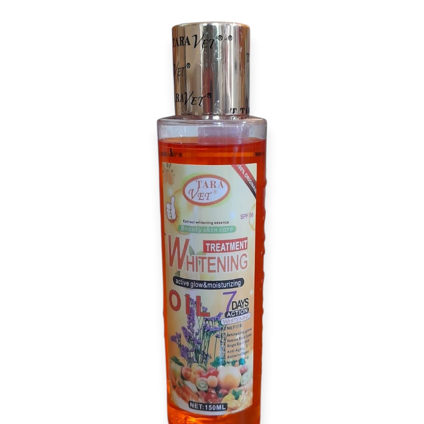 Tara Vet Treatment Whitening Active Glow & Moisturising Oil.