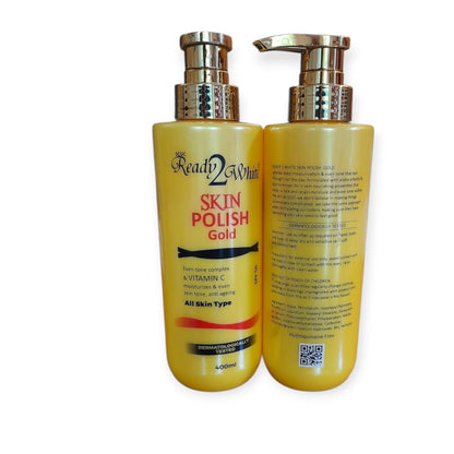 Ready2White Skin Polish Gold Body Lotion SPF50, 400ML