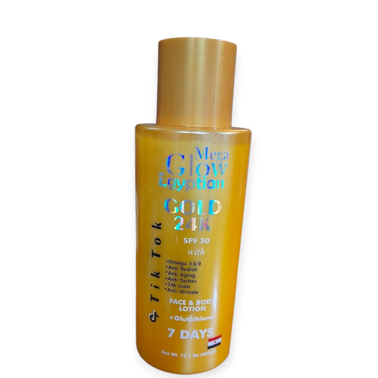 Mega Glow Egyptian Gold 24K SPF30 400ML