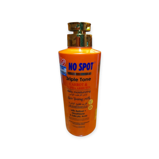 No Spot 3riple Tone Carrot & Alpha Arbutin Skin Toning Milk 500ML