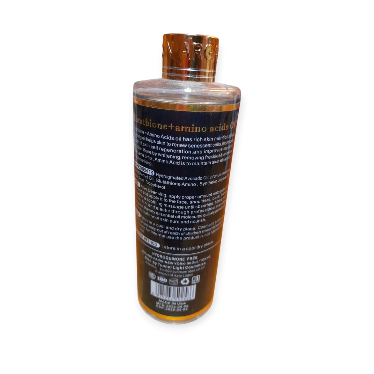 Moroccan Argan Essential Oils 6in1 Glutathione Amino Acid Oil