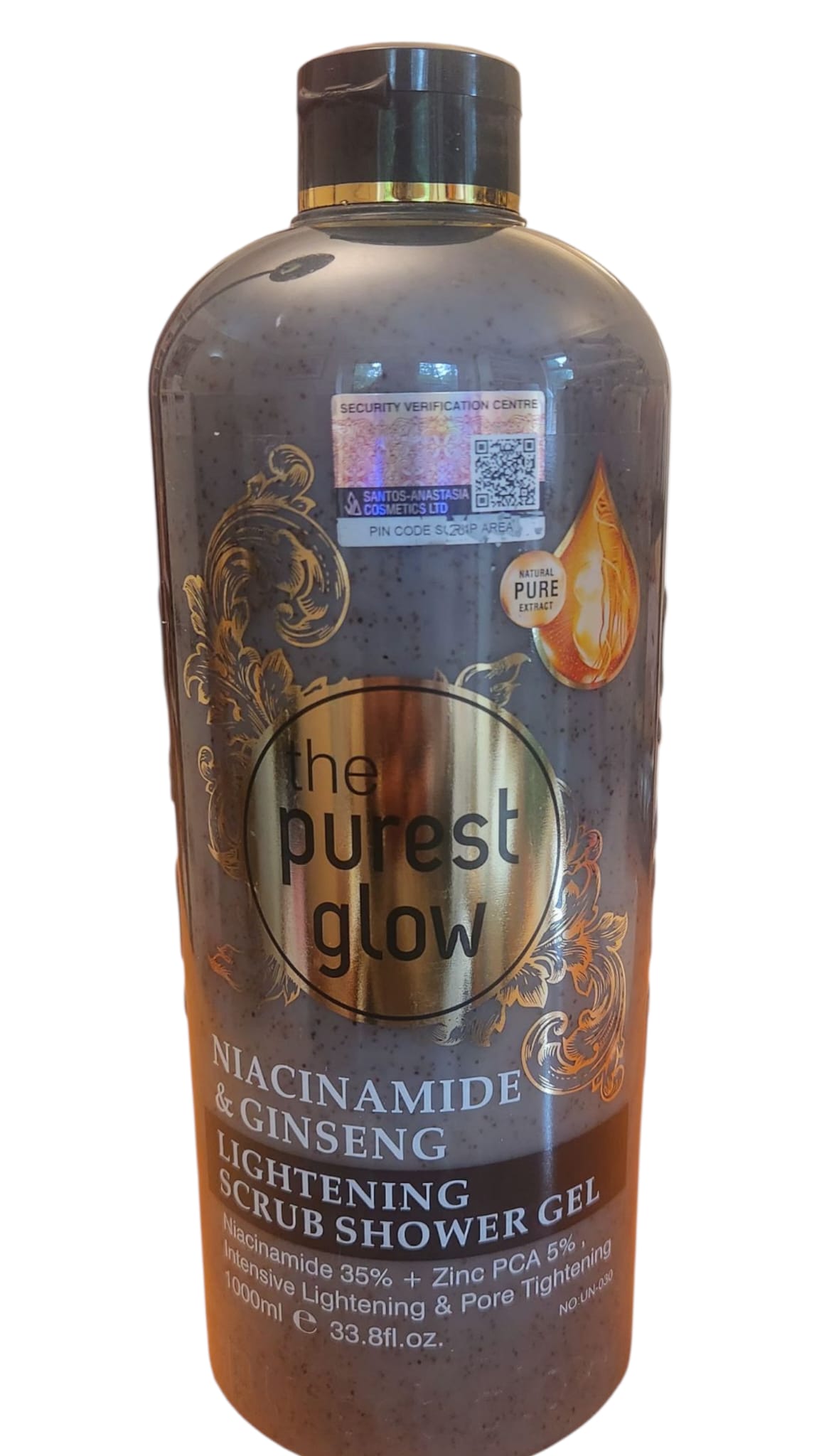 The Purest Glow Niacinamide & Ginseng Lightening Scrub Shower Gel