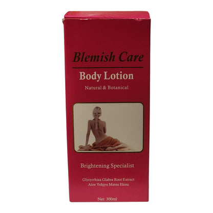 Blemish Care Body Lotion.