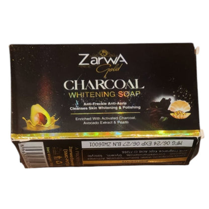 Zarwa Gold Charcoal Whitening Soap