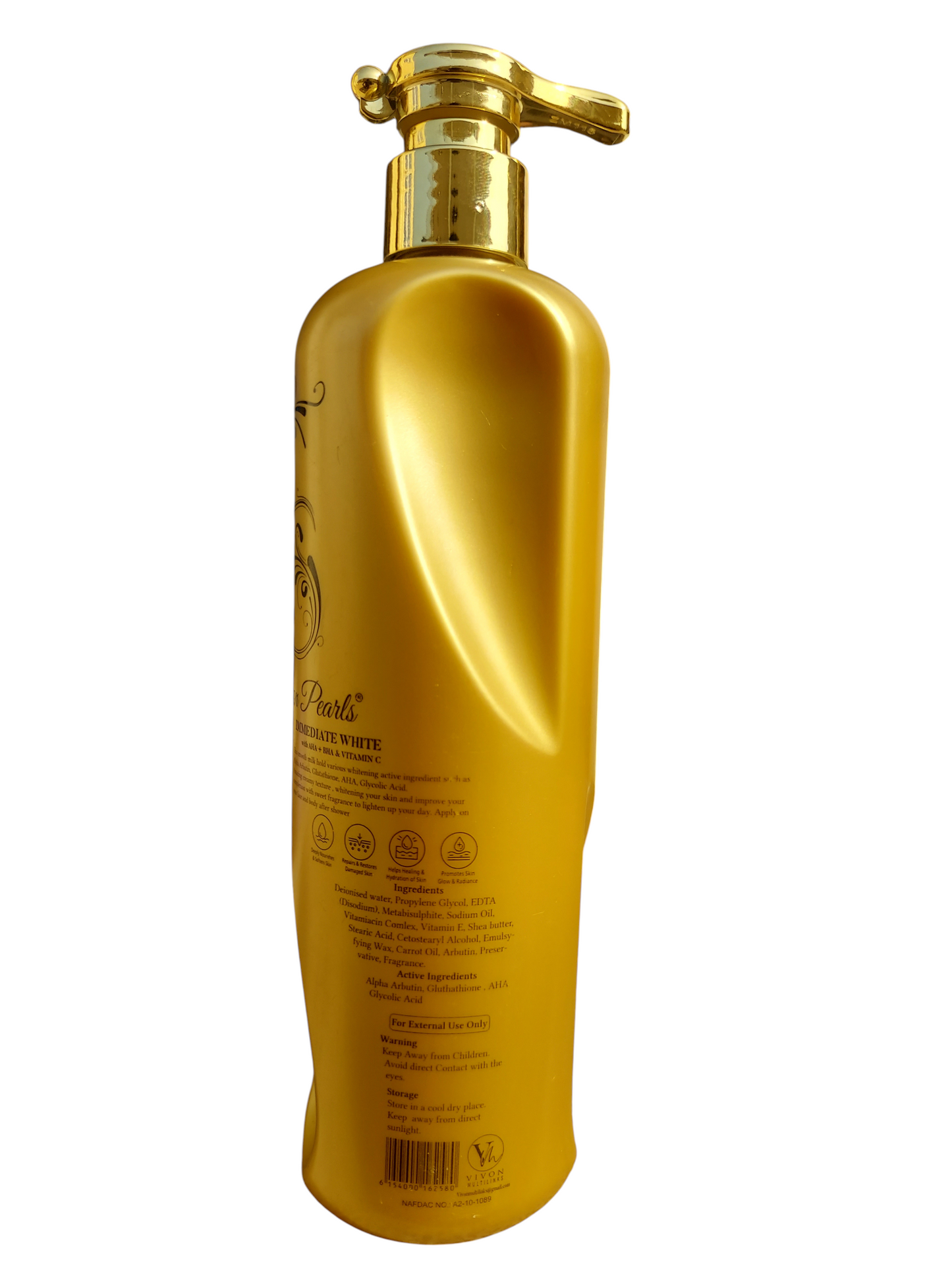 Vivon Pearls Immediate White Body Lotion  400ML