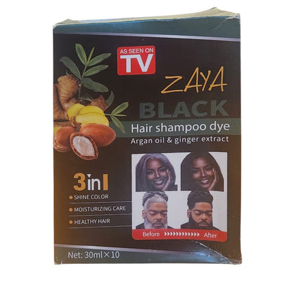 Zaya Black Hair Shampoo Dye