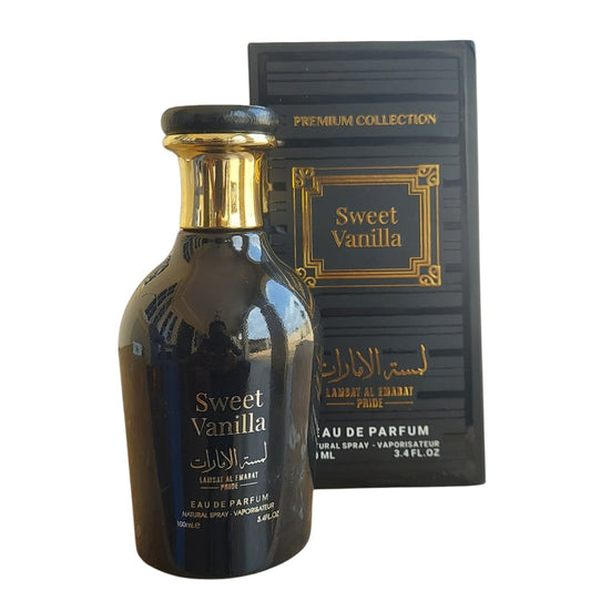 Lamsat Al Emarat Pride Sweet Vanilla Eau de Parfum 100ml bottle